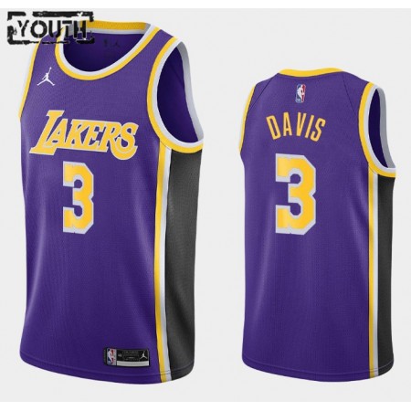 Kinder NBA Los Angeles Lakers Trikot Anthony Davis 3 Jordan Brand 2020-2021 Statement Edition Swingman